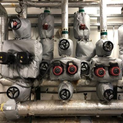 Jaqueta de isolamento removível para trocador de calor